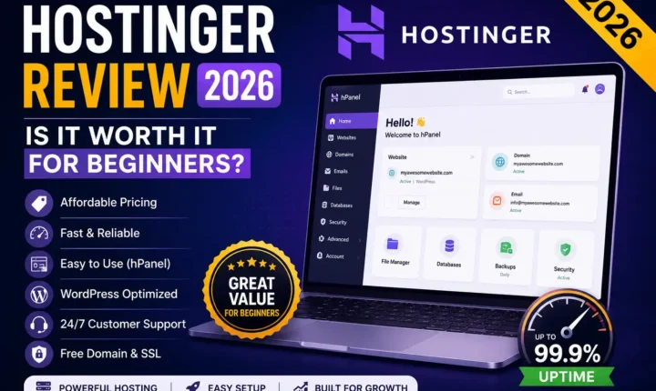 Hostinger review 2026 for beginners